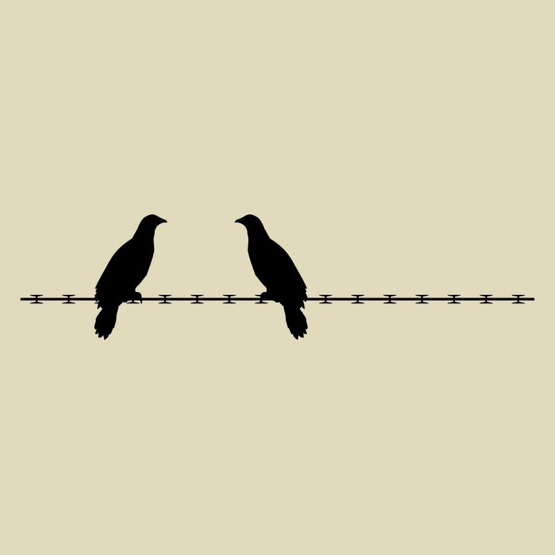 2 deaf pigeons razor barbed security security