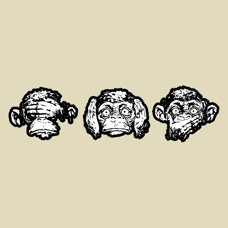 The three monkeys
