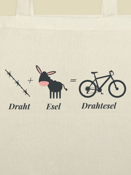 Drahtesel Fahrrad Funshirt