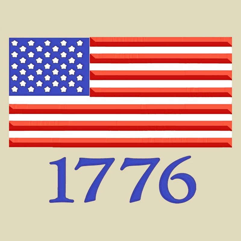 Drapeau américain de 1776 brodé