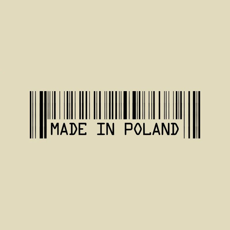 Fabriqué en Pologne - Pologne - Pologne - Code-barres - Dash