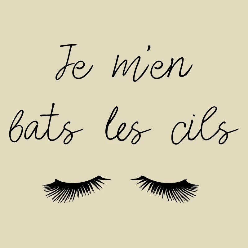 Ich bekämpfe die Wimpern