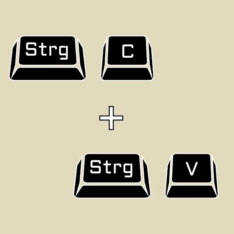 Ctrl c Ctrl v Keyboard Computer Copy Gift