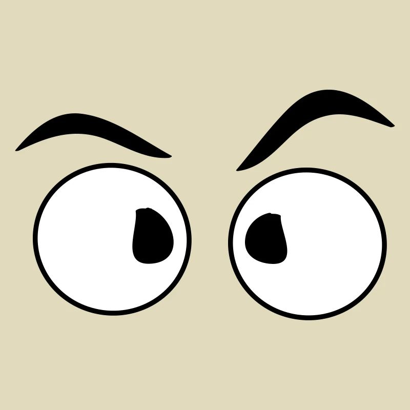 Funny eye comic style customizable