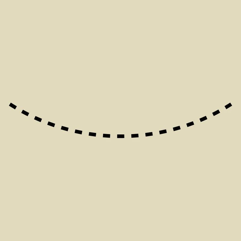 Dashed Curved Line