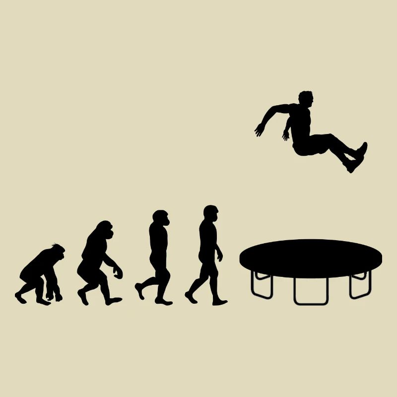 Trampolin Jumper Jumping Gymnastics Evolution
