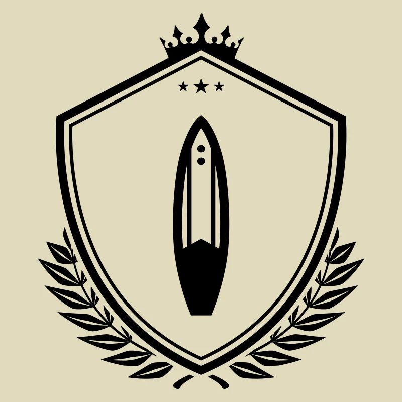 Surfbrett wappen