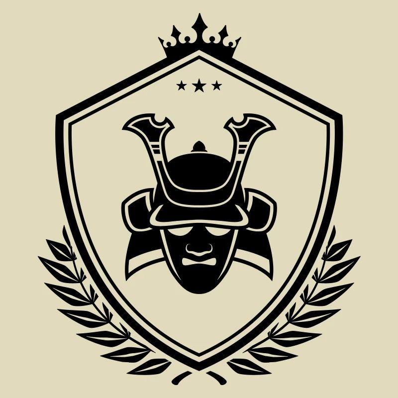 Samurai Helm wappen