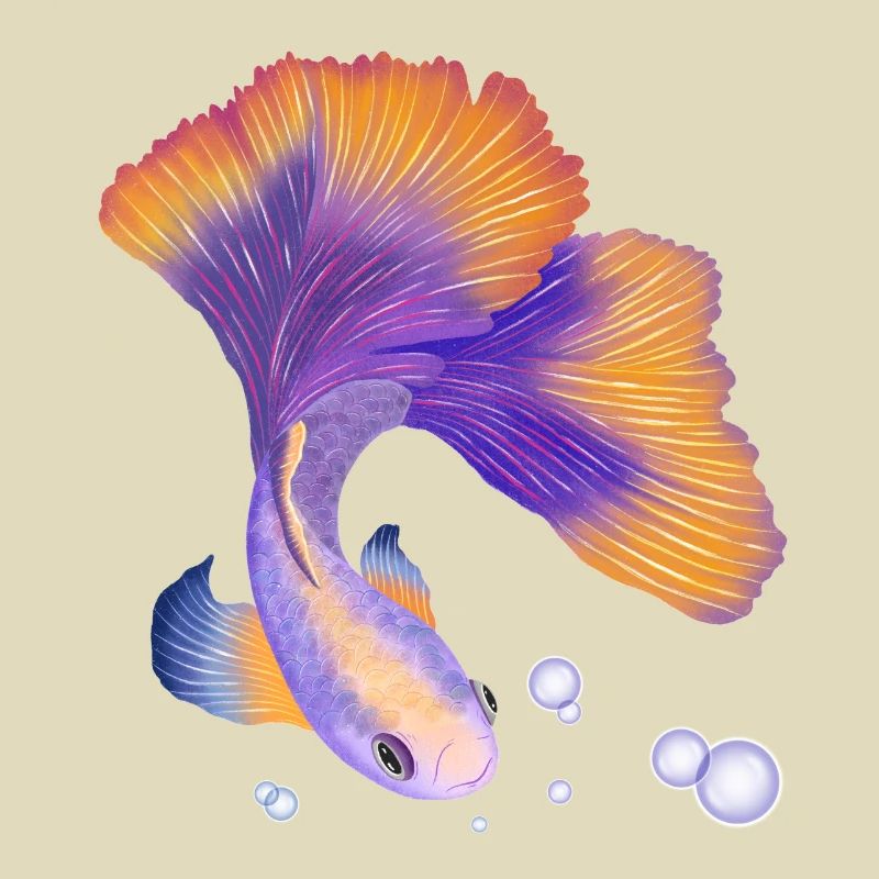 Fisch. Elegant unter Wasser