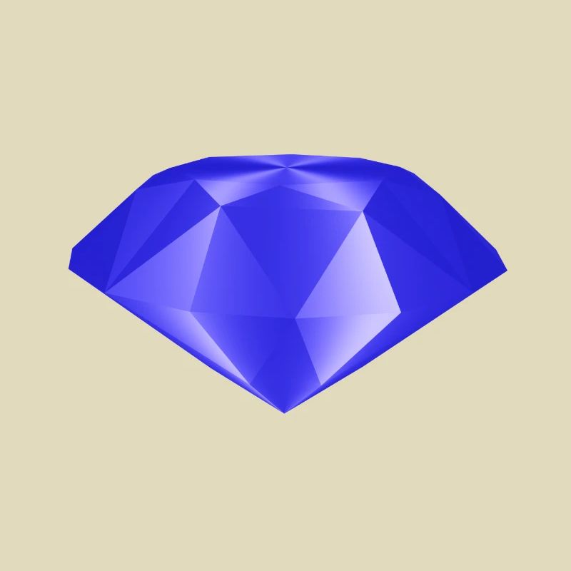 Blauer Edelstein