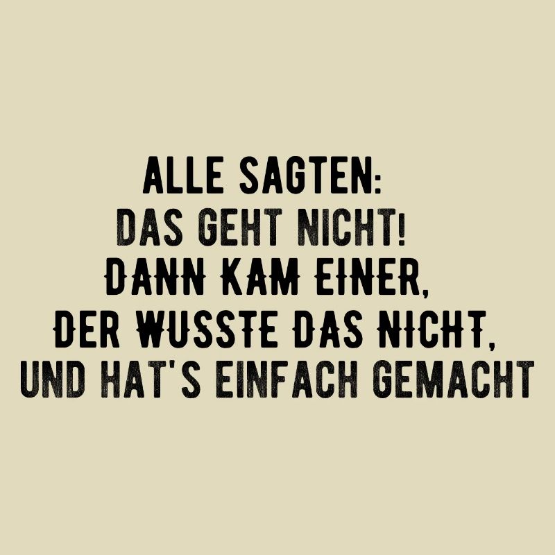 Das geht nicht - oder doch?