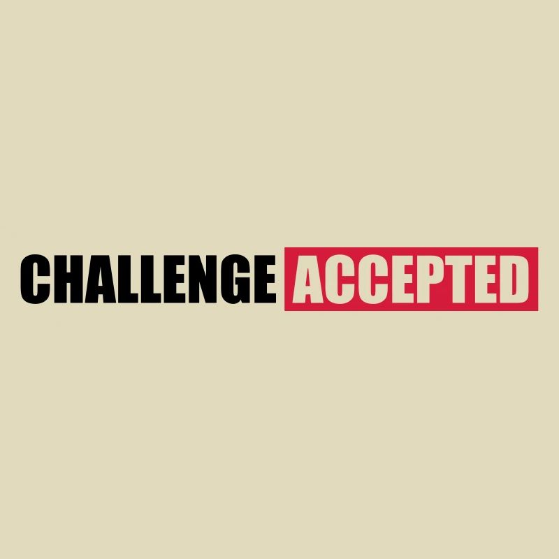 Challenge Accepted Text Design