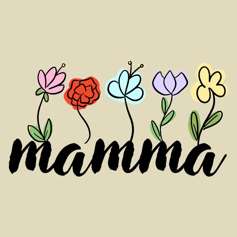 Mamma - Blumen Muttertag Mutter