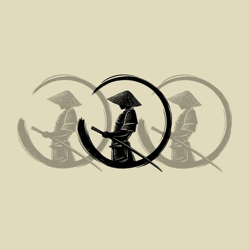 Samurai Kämpfer Schwert Geschenk Idee