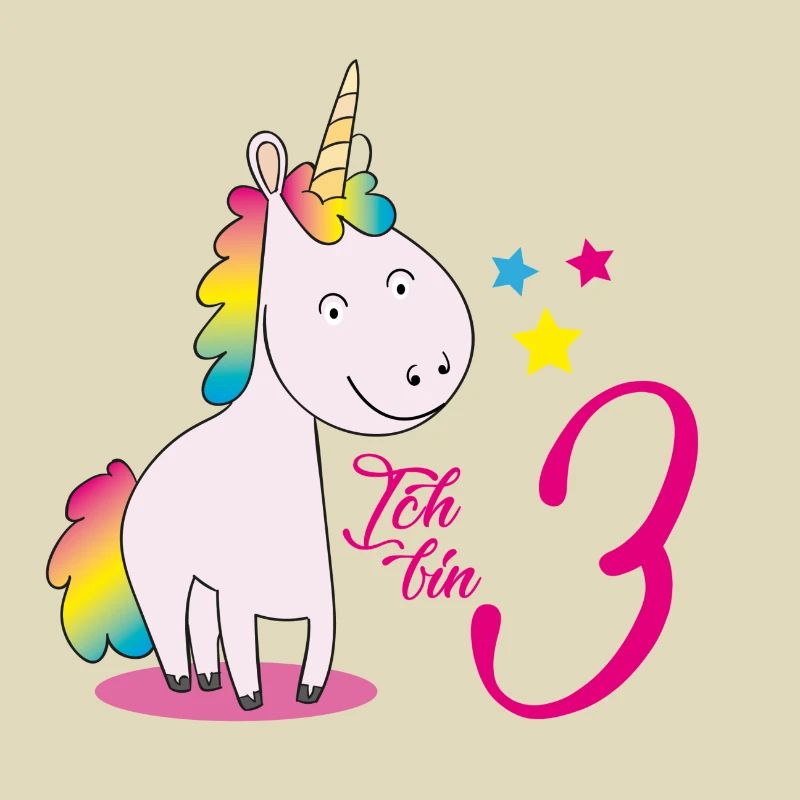 Ich bin drei - Einhorn