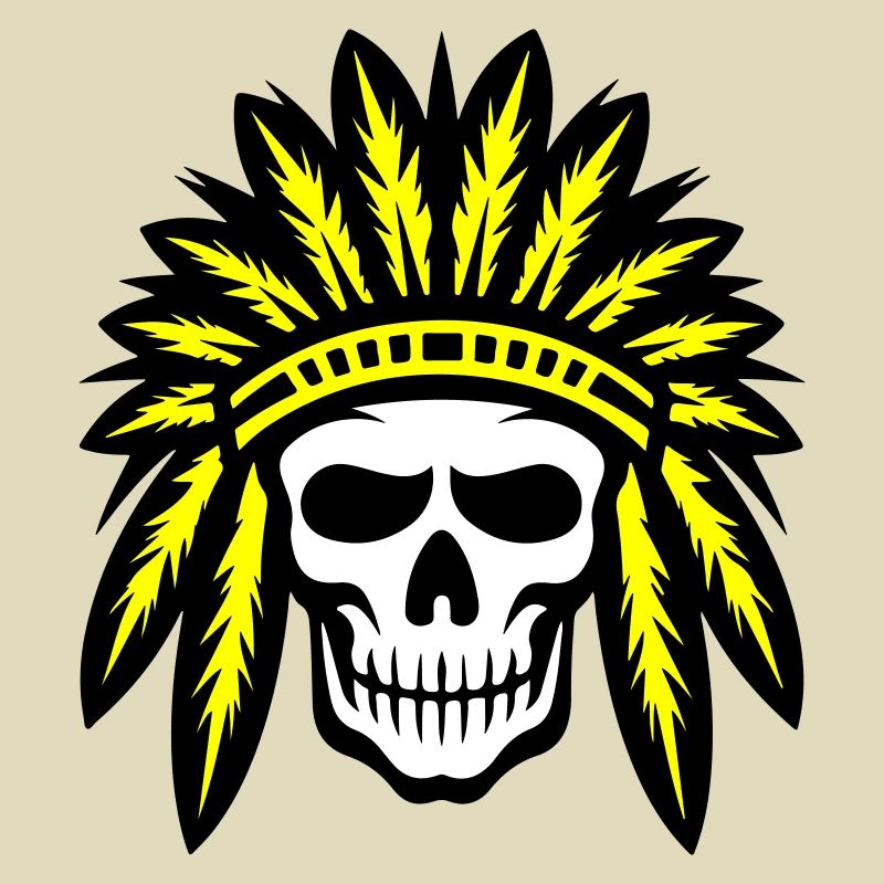 Crâne de chef indien apache