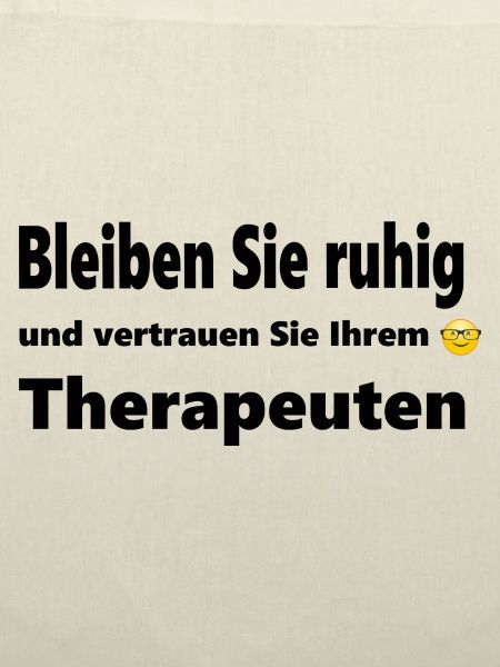Therapeut mit Durchblick