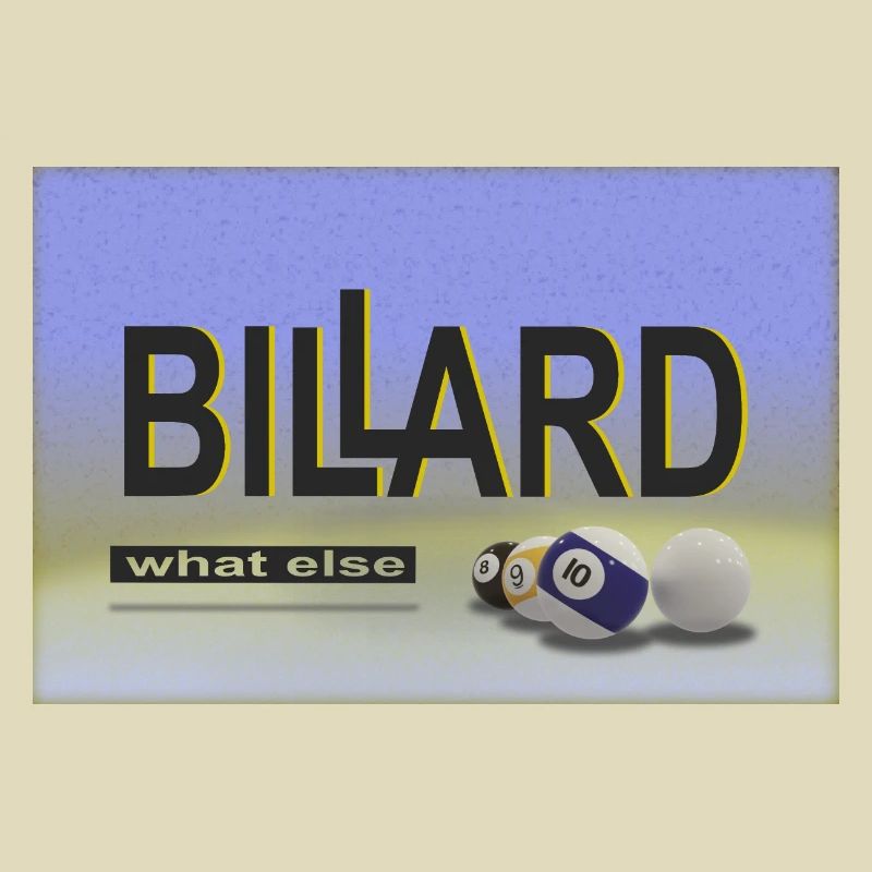 Conception de billard, Art mural, Affiche, Billard de piscine