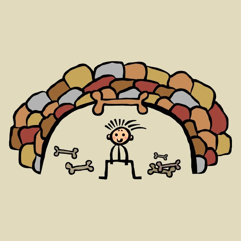 Evolution Cave Caveman