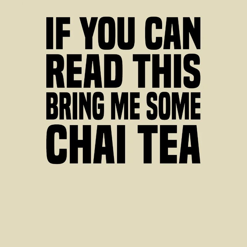 Chai tee latte