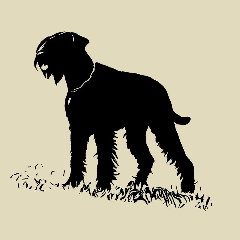 Cadeau de conception de chien Riesenschauzer / Schnauzer