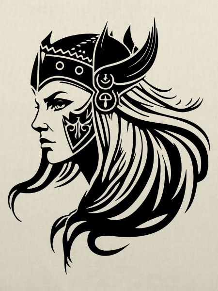 Wikinger Frau Kriegerin Viking
