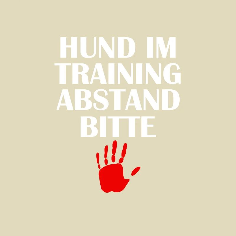 HUND IM TRAINING ABSTAND BITTE