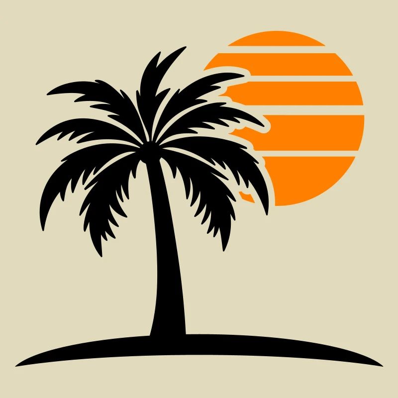 Palme Sonne Insel