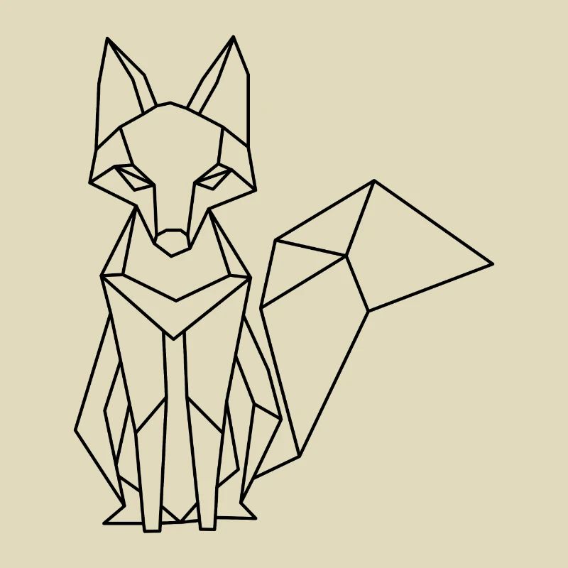 Polygon Fox – Geometric Artwork