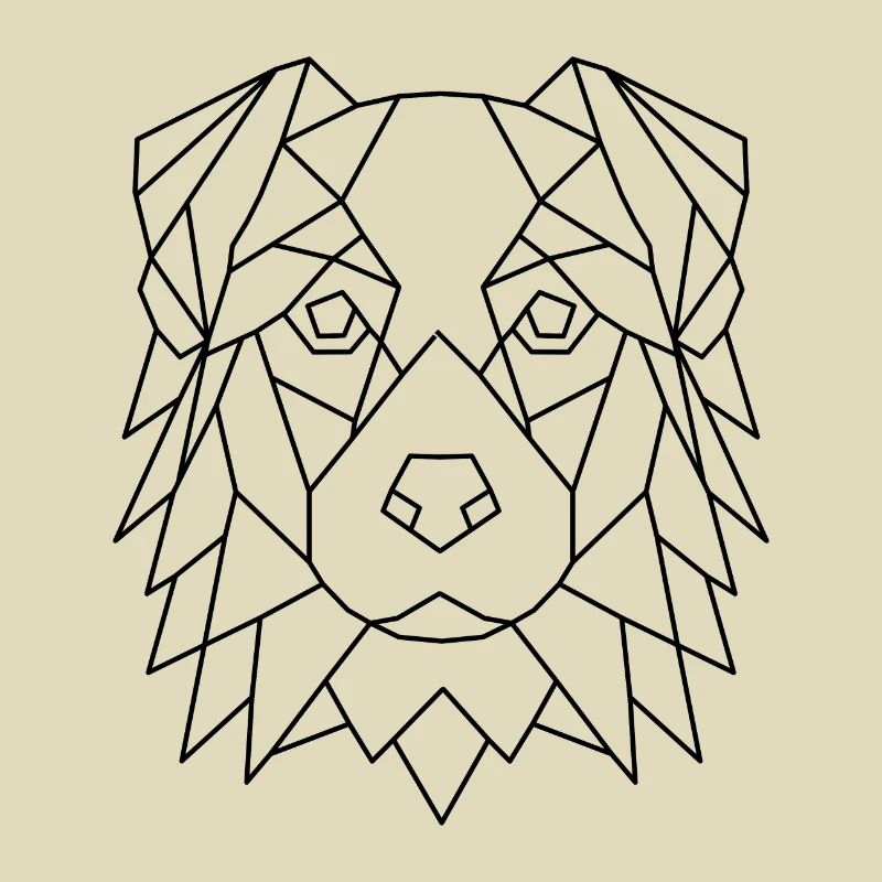 Geometrischer Australian Shepherd