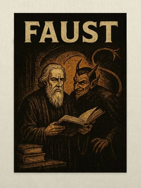 Faust und Mephisto von Goethe
