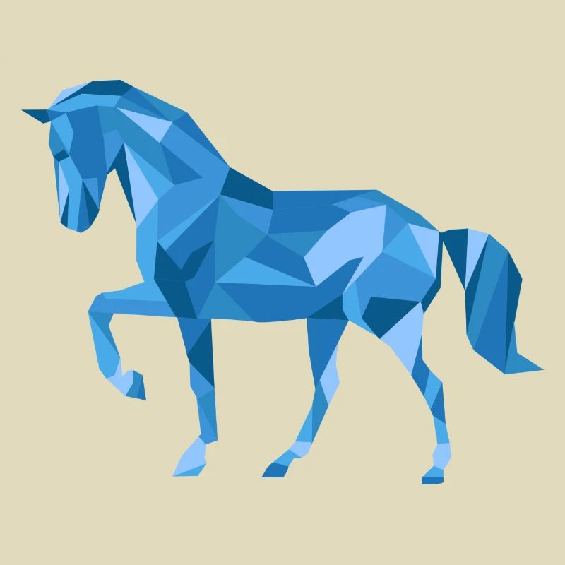 Pferd Polygon