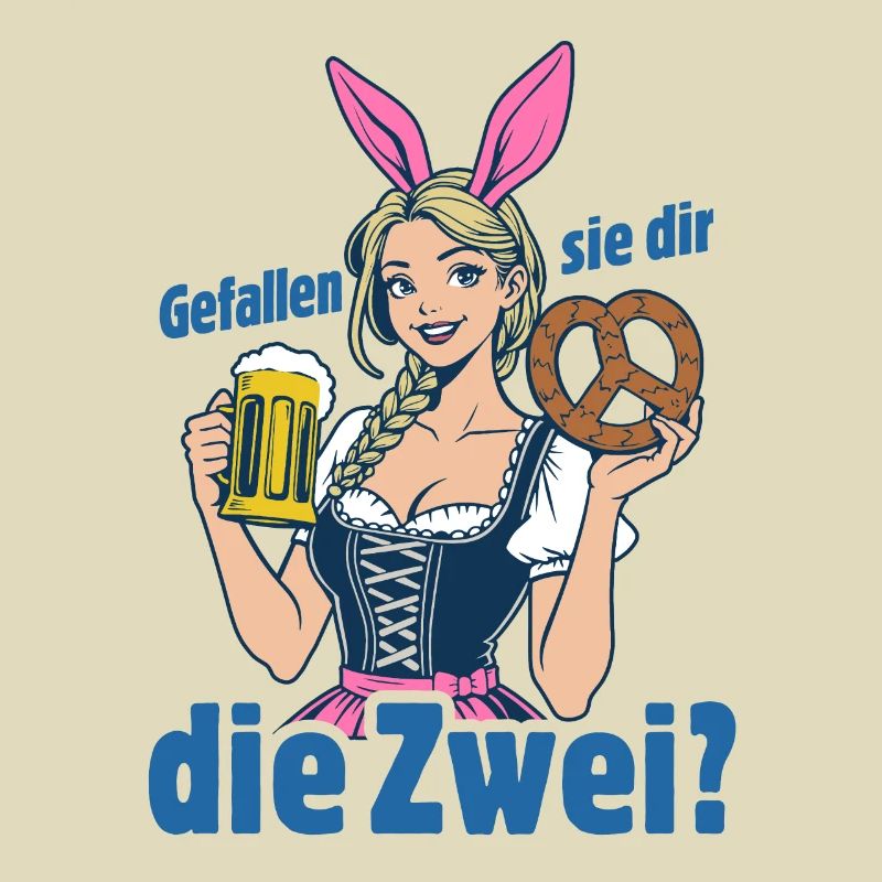 Gefallen sie dir, die Zwei? Dirndl Bier & Bretzen