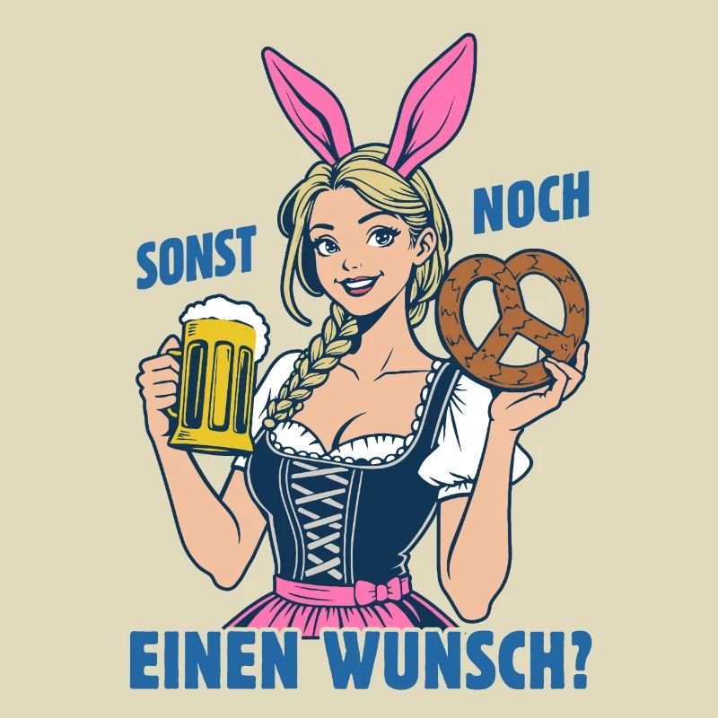Sonst noch einen Wunsch? Dirndl, Bier und Bretzel
