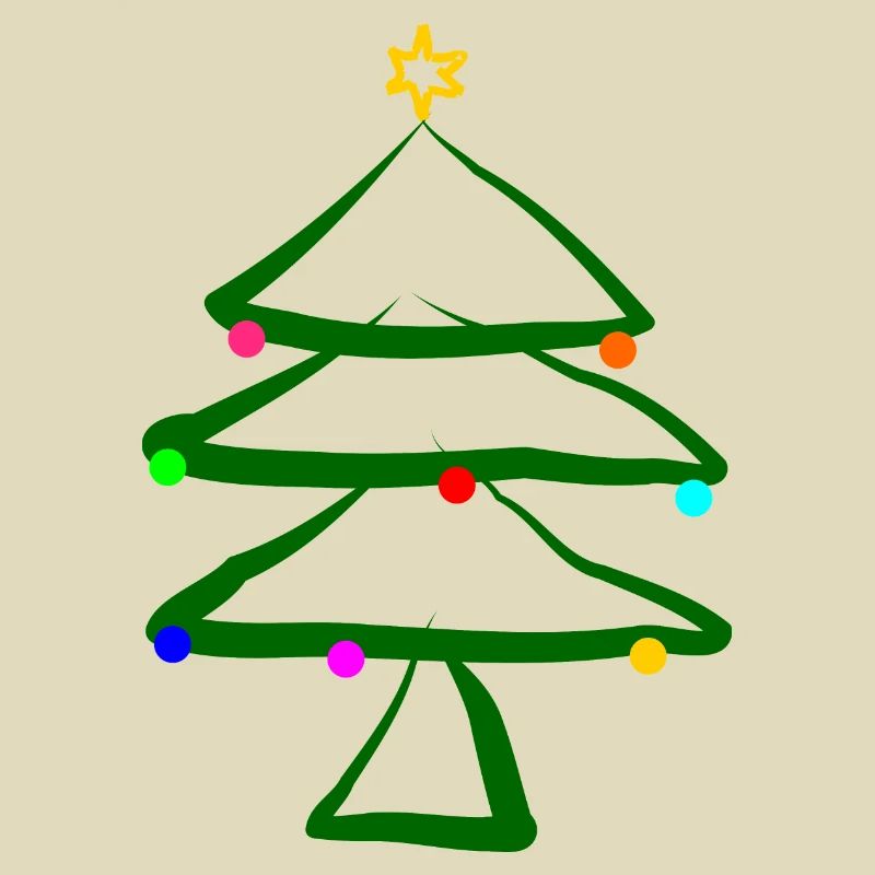 Weihnachtsbaum mit Stern