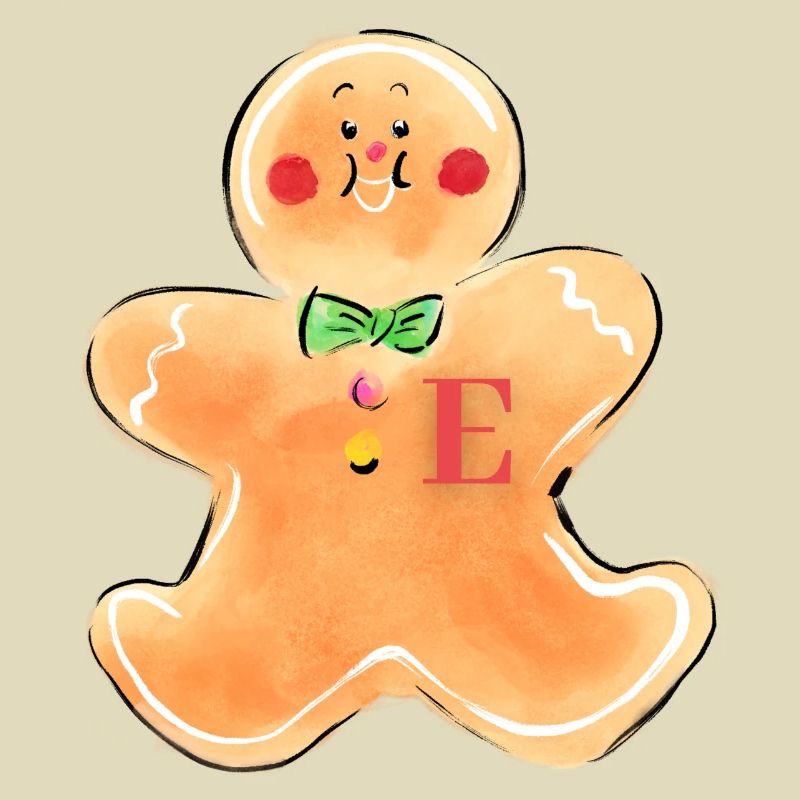 Lebkuchenmann "E"