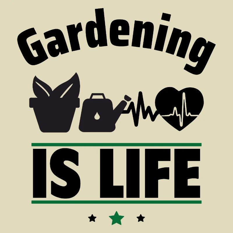 Gartenarbeit ist das Leben