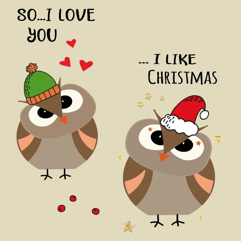 Christmas Eulen