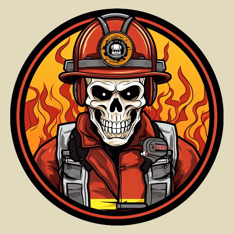 Skelett Feuerwehr