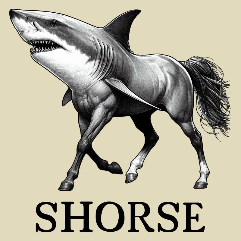 Haifisch Pferd Pferd