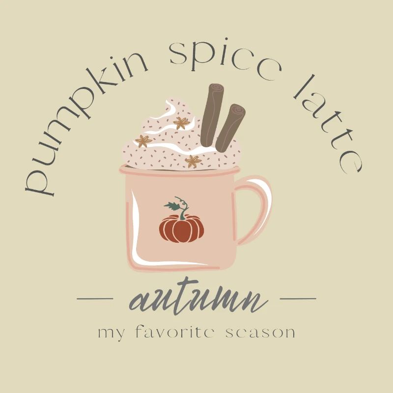 Pumpkin Spice Latte Herbst Geschenk