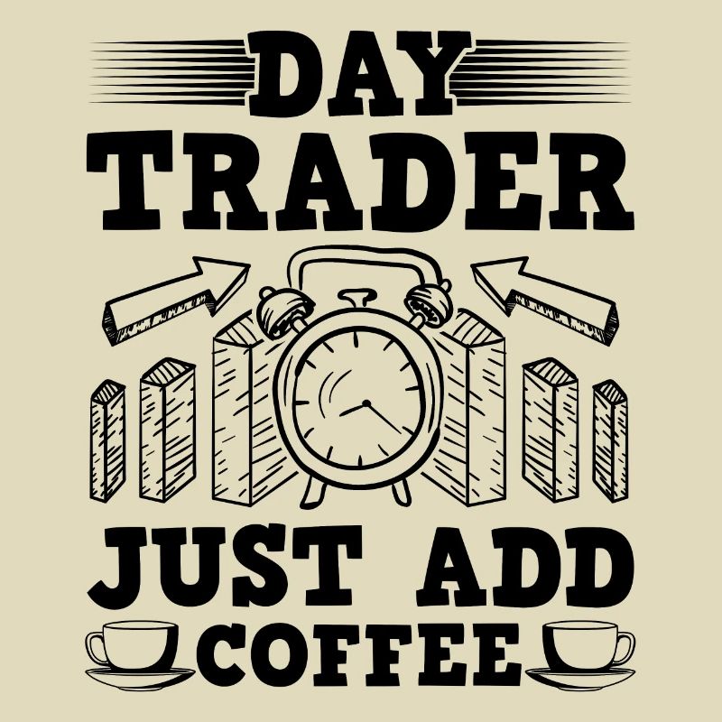 Day Trader il suffit d’ajouter un café drôle de cotation de trading