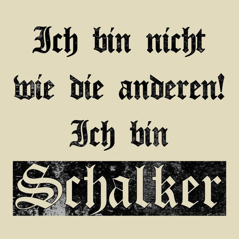 Ich bin Schalker Gelsenkirchen Geschenkidee