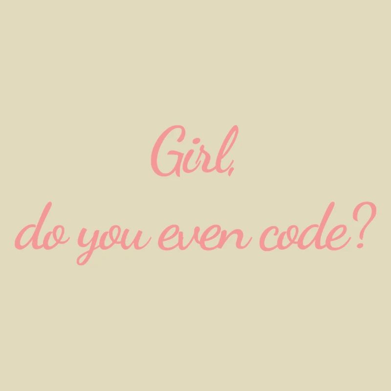 Fille codez-vous même (Programmeur)