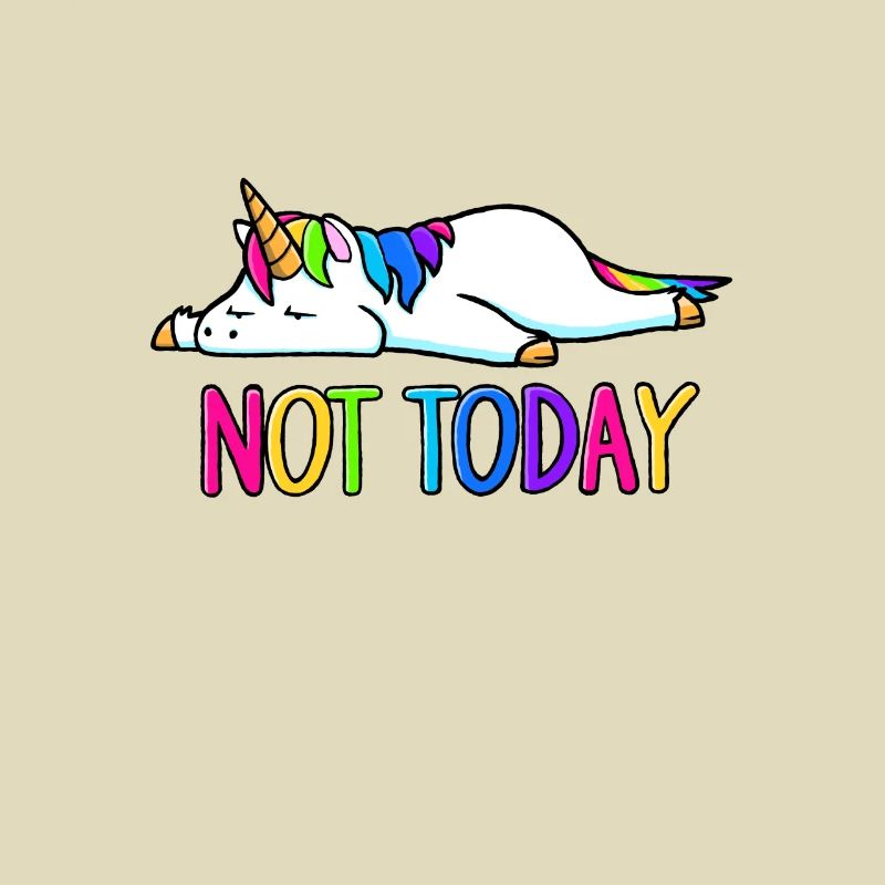 Heute Regenbogen-Einhorn