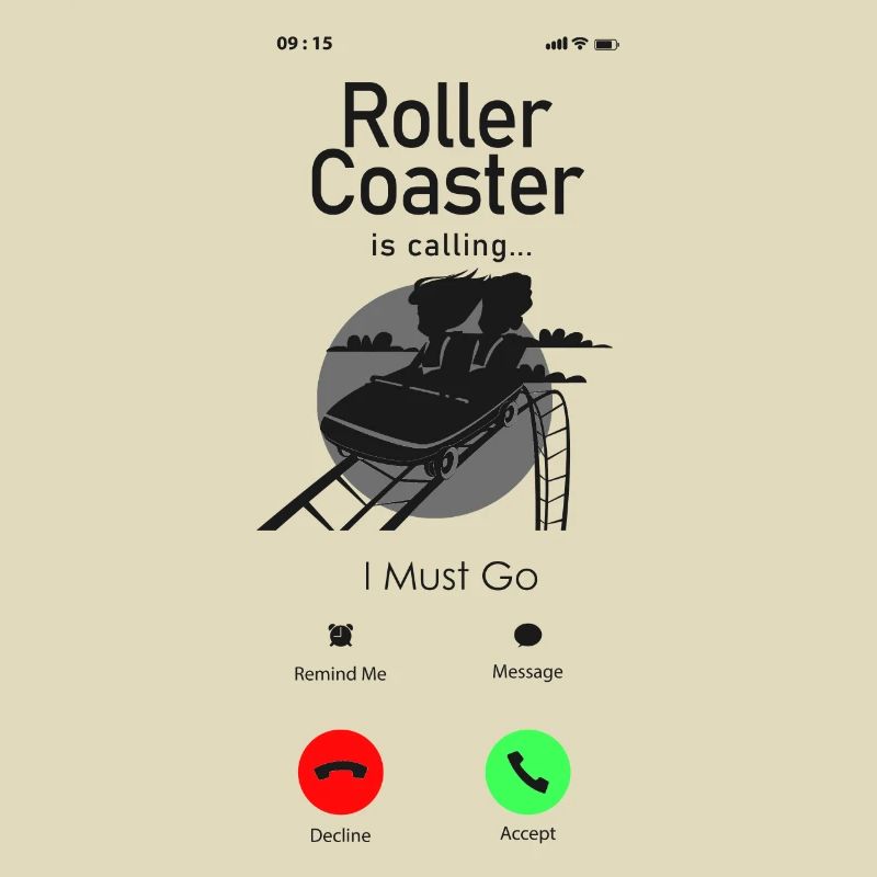 Roller Coaster Phone Display