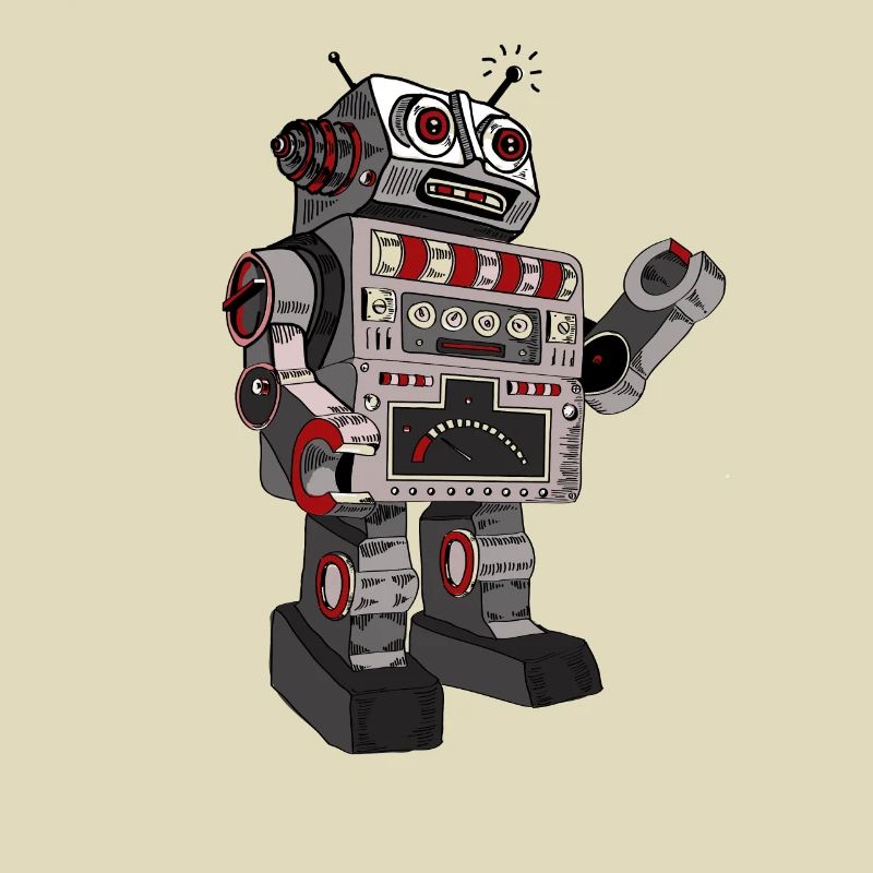 Robby Rob mr. robot scifi android jouet retro pc