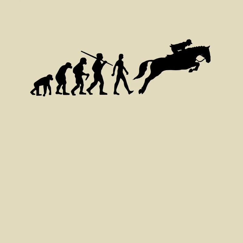 Reiterin Evolution Pferde