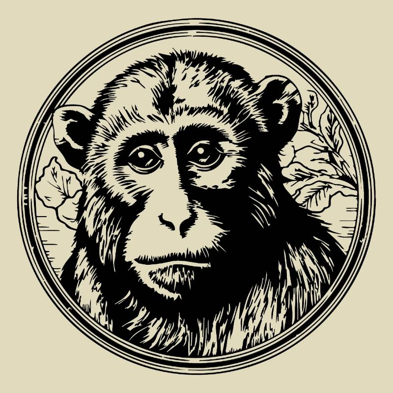 Monkey Monkey Monkey Face Jungle