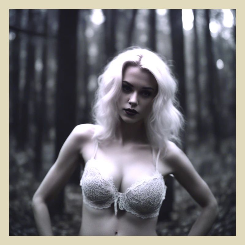 Vampir im Wald - 3D Designed